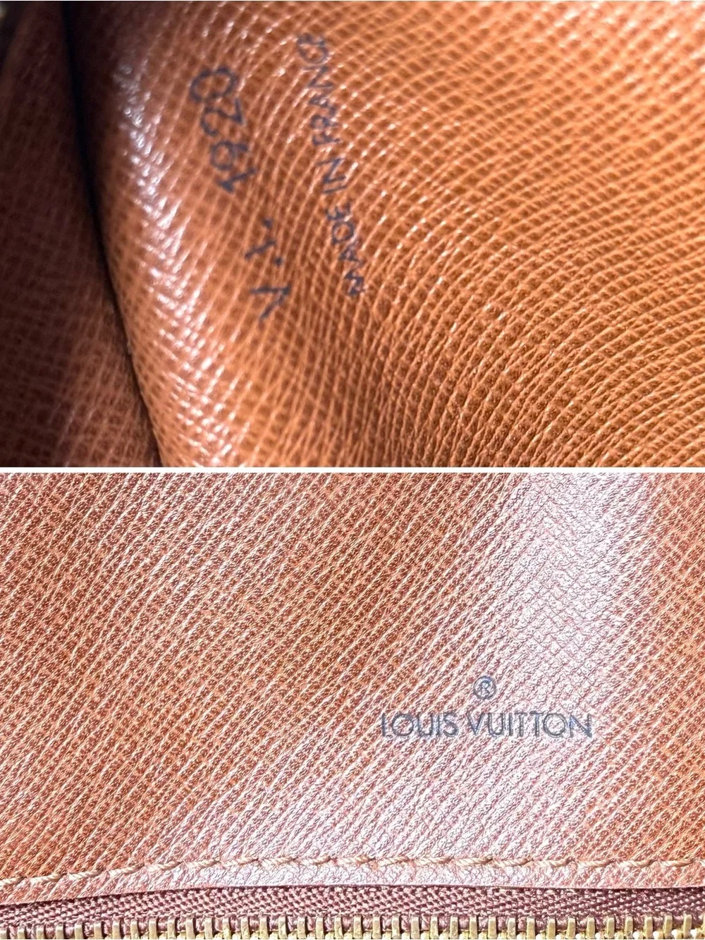 Authentic Louis Vuitton Porte Documents Voyage unisex bag M53361 brown LV